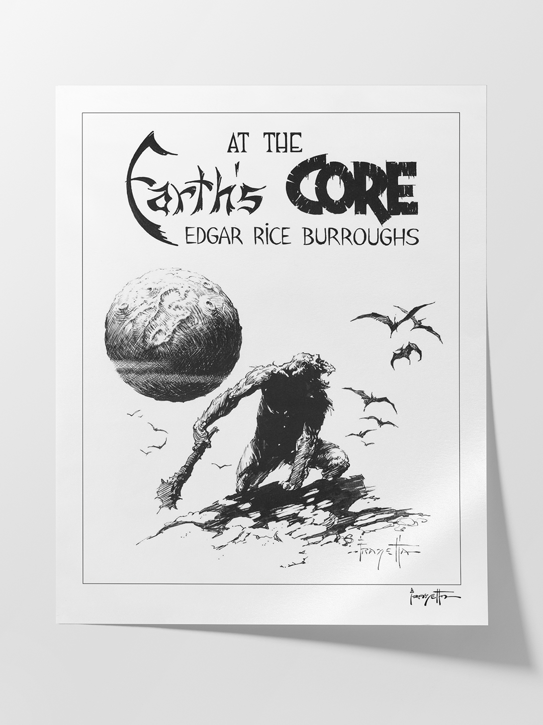 At The Earth's Core (Plate I) Print