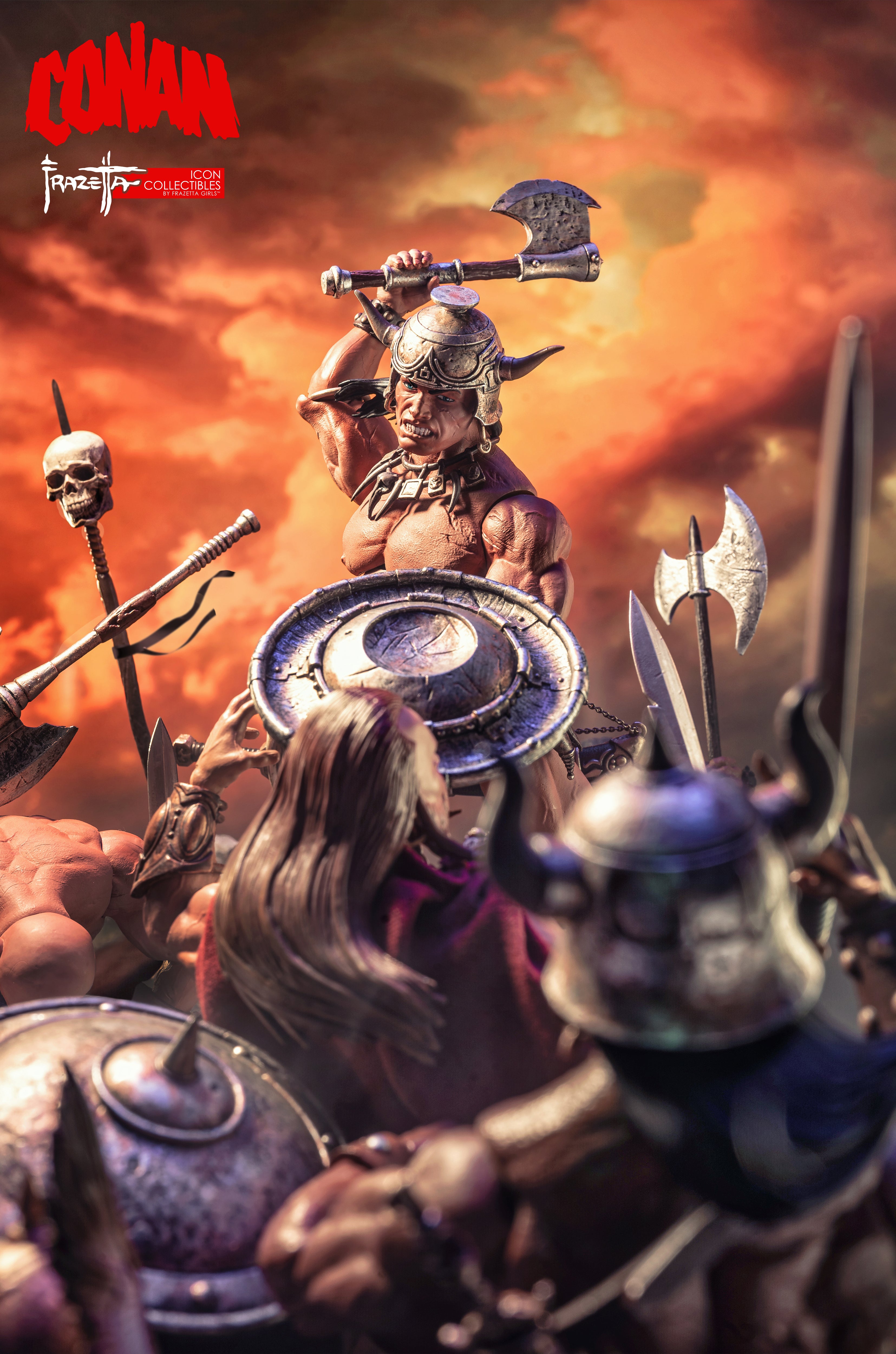 Conan The Barbarian Action Figure | 1:12 Scale Action Figure by ICON ...