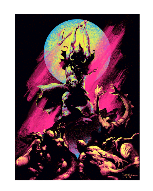 Death Dealer II Flocked Blacklight Poster (18"x24")