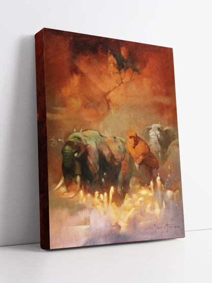Downward to Earth Print