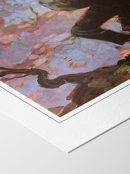 Dracula Meets Wolfman Print
