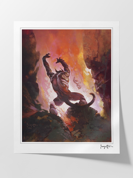 Fire Demon Print