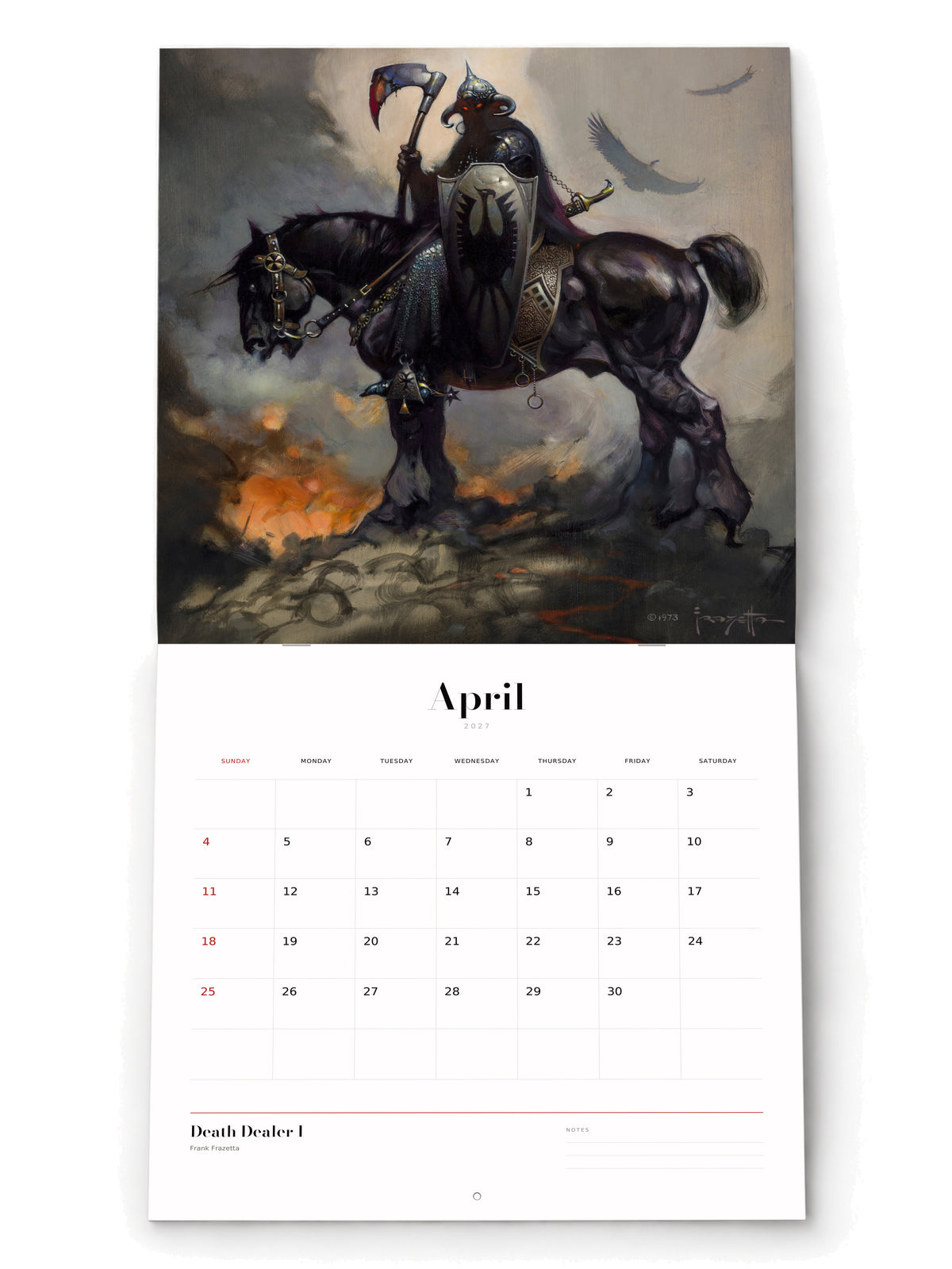 2027 Frank Frazetta Fantasy Wall Calendar