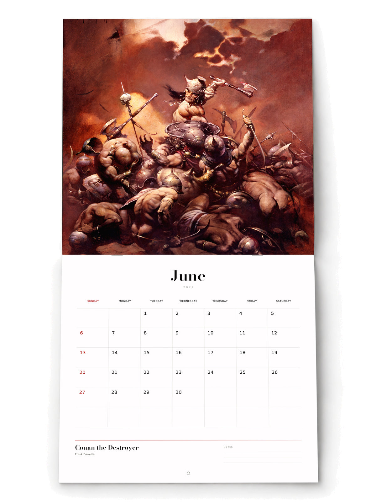 2027 Frank Frazetta Fantasy Wall Calendar
