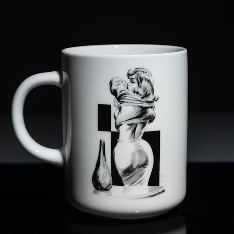 Frazetta Girls "Embrance" Bone China Mug