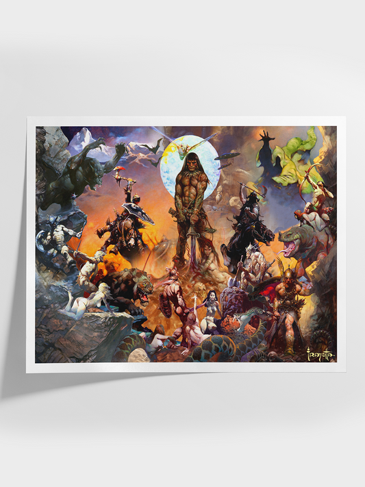 The FrazettaVerse Print