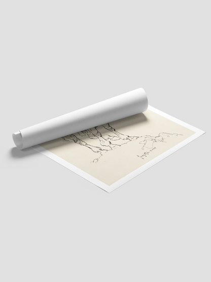 Girl on Horse Print