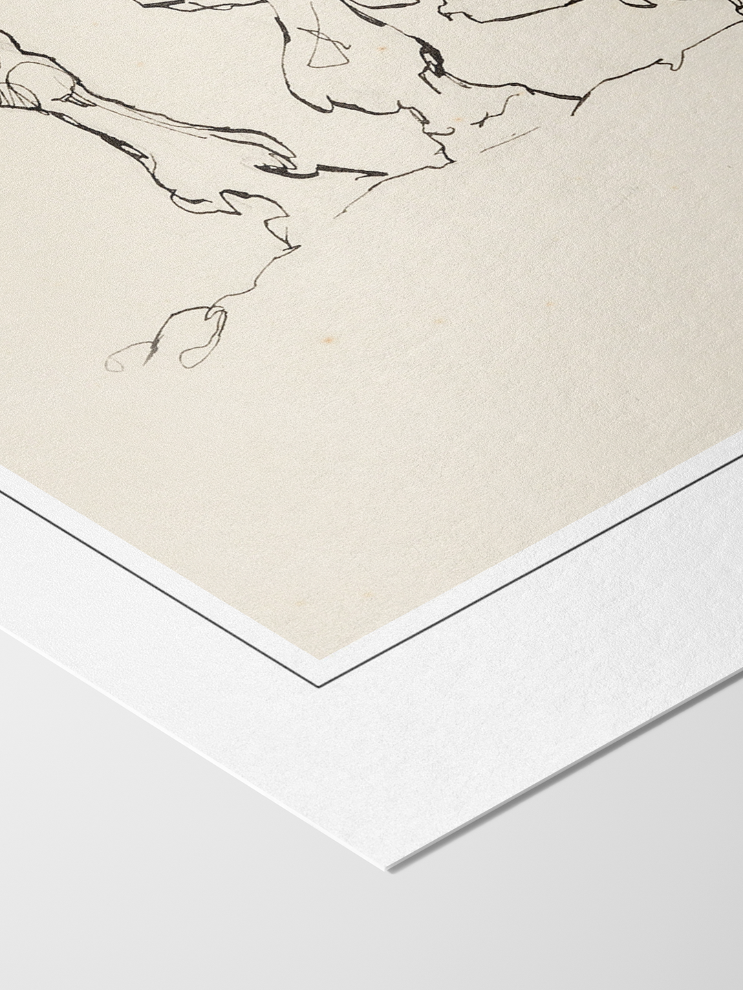 Girl on Horse Print