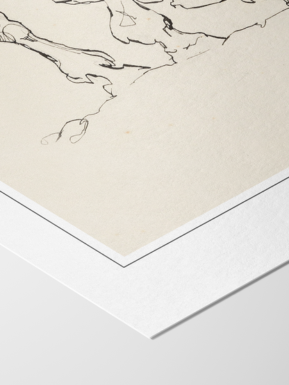 Girl on Horse Print