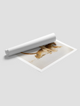 Girl with Leopard (Familiars) Print