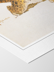 Girl with Leopard (Familiars) Print