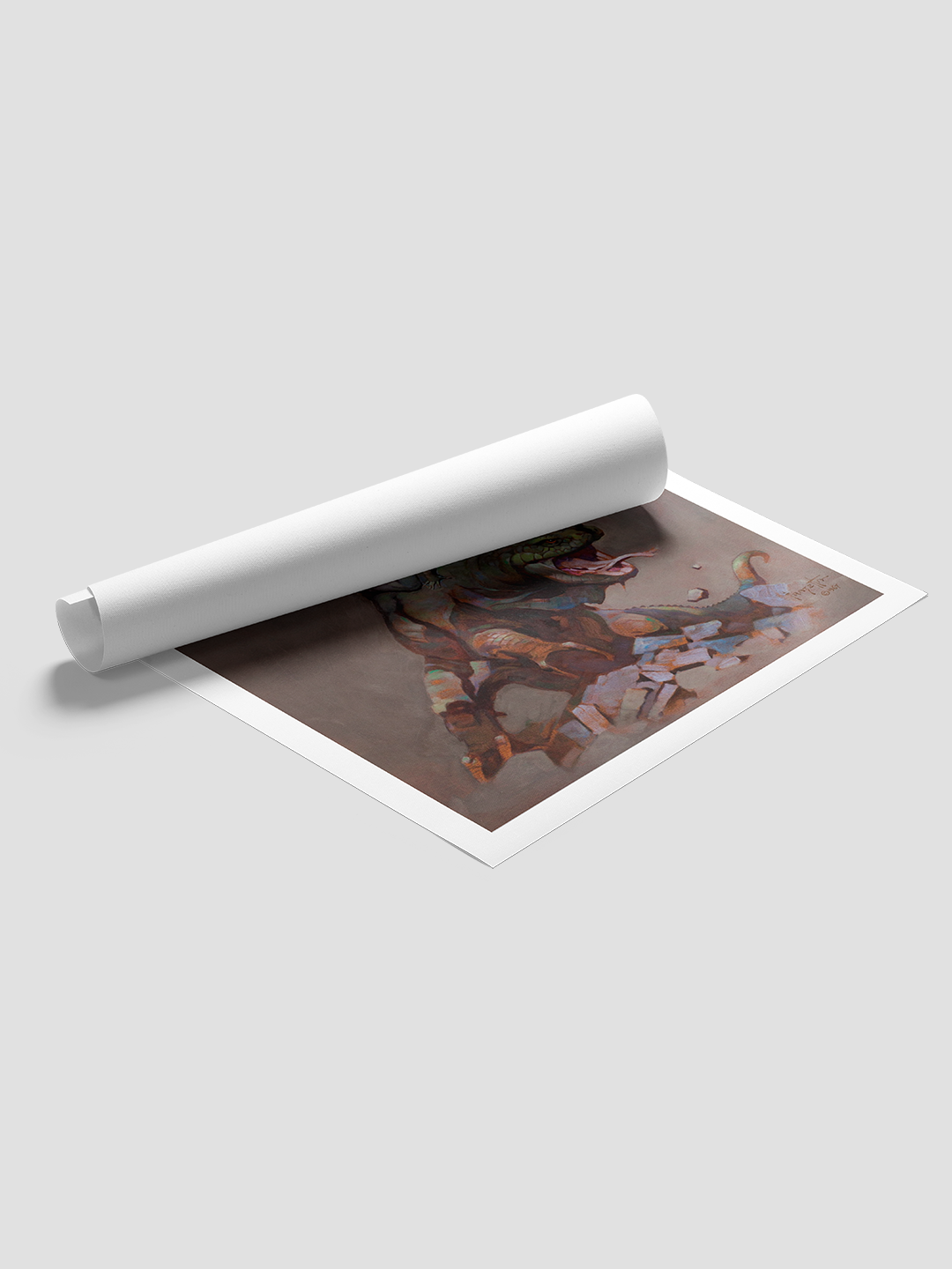 Jongor Fights Back Print