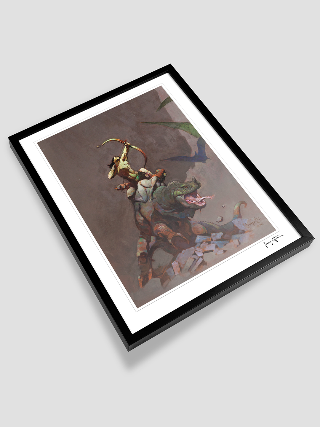 Jongor Fights Back Print