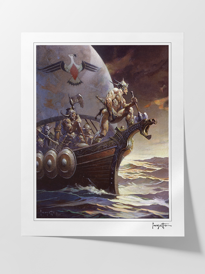 Kane on the Golden Sea Print
