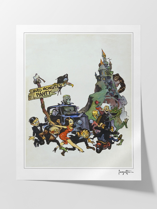 Mad Monster Party Print