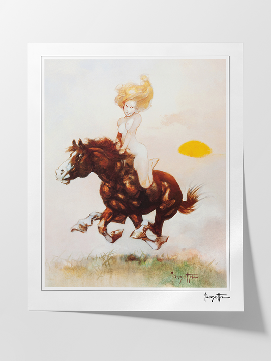 Morning Gallop Print