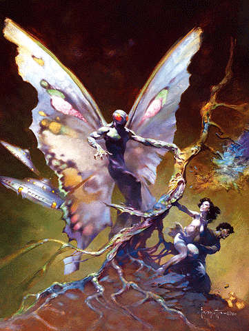 Mothman 3D Lenticular Print (18x24)