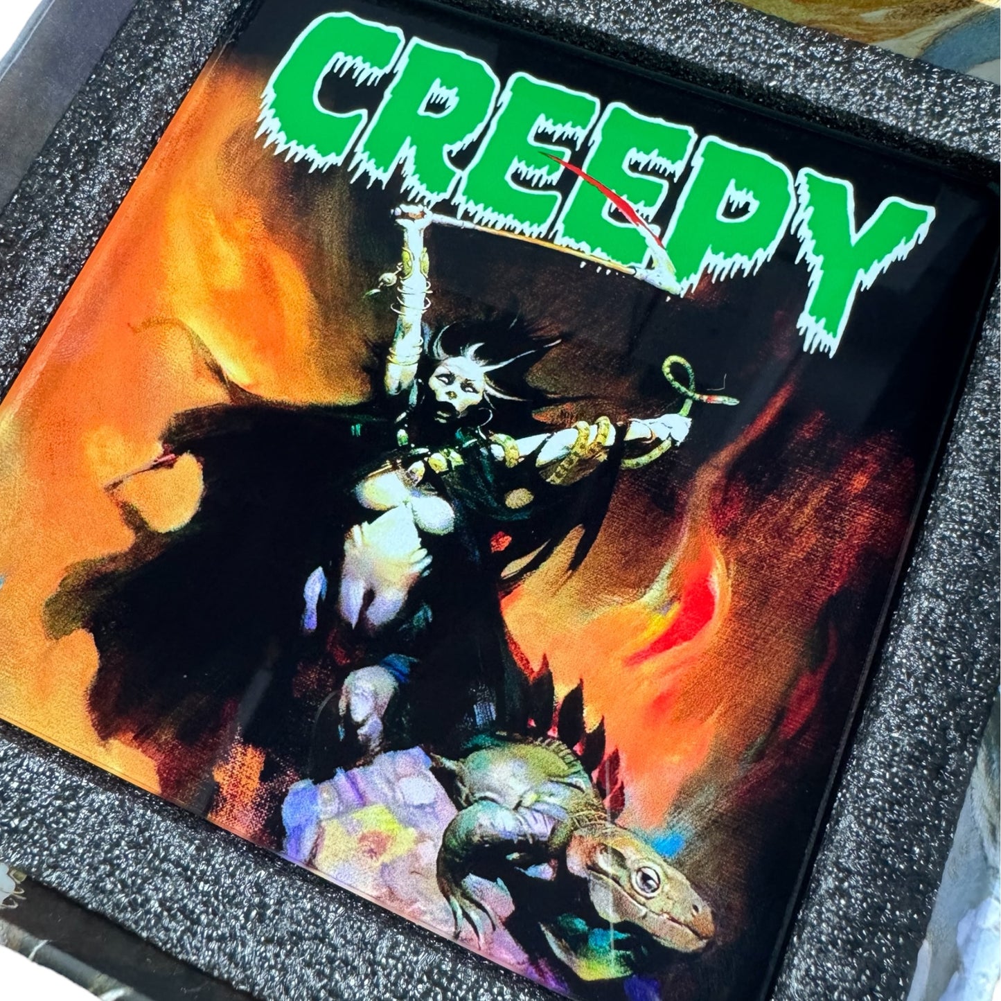 Frazetta x CREEPY Glass Coaster Set (4)