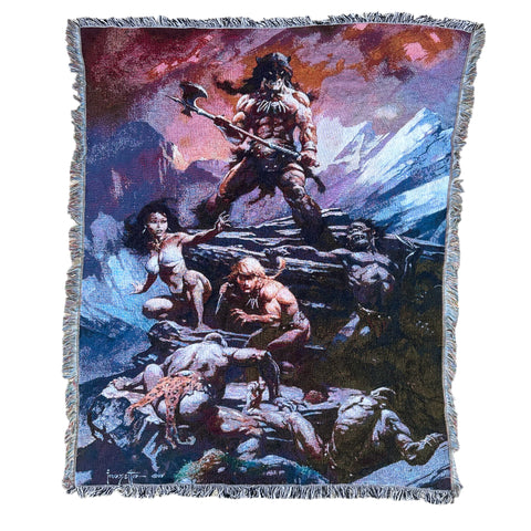 Fire and Ice 100% Cotton Throw Blanket Wall Tapestry
