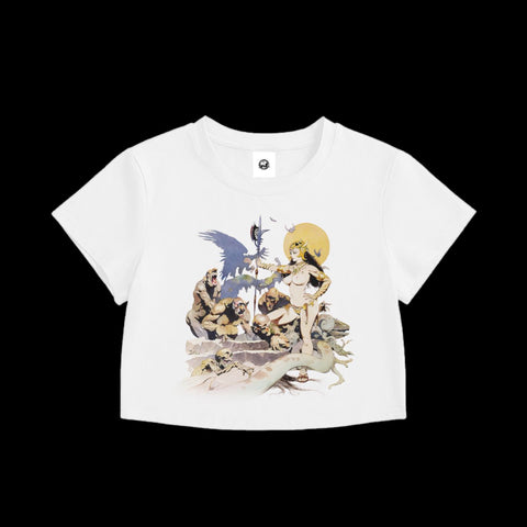 Ghoul Queen Crop Top Tee
