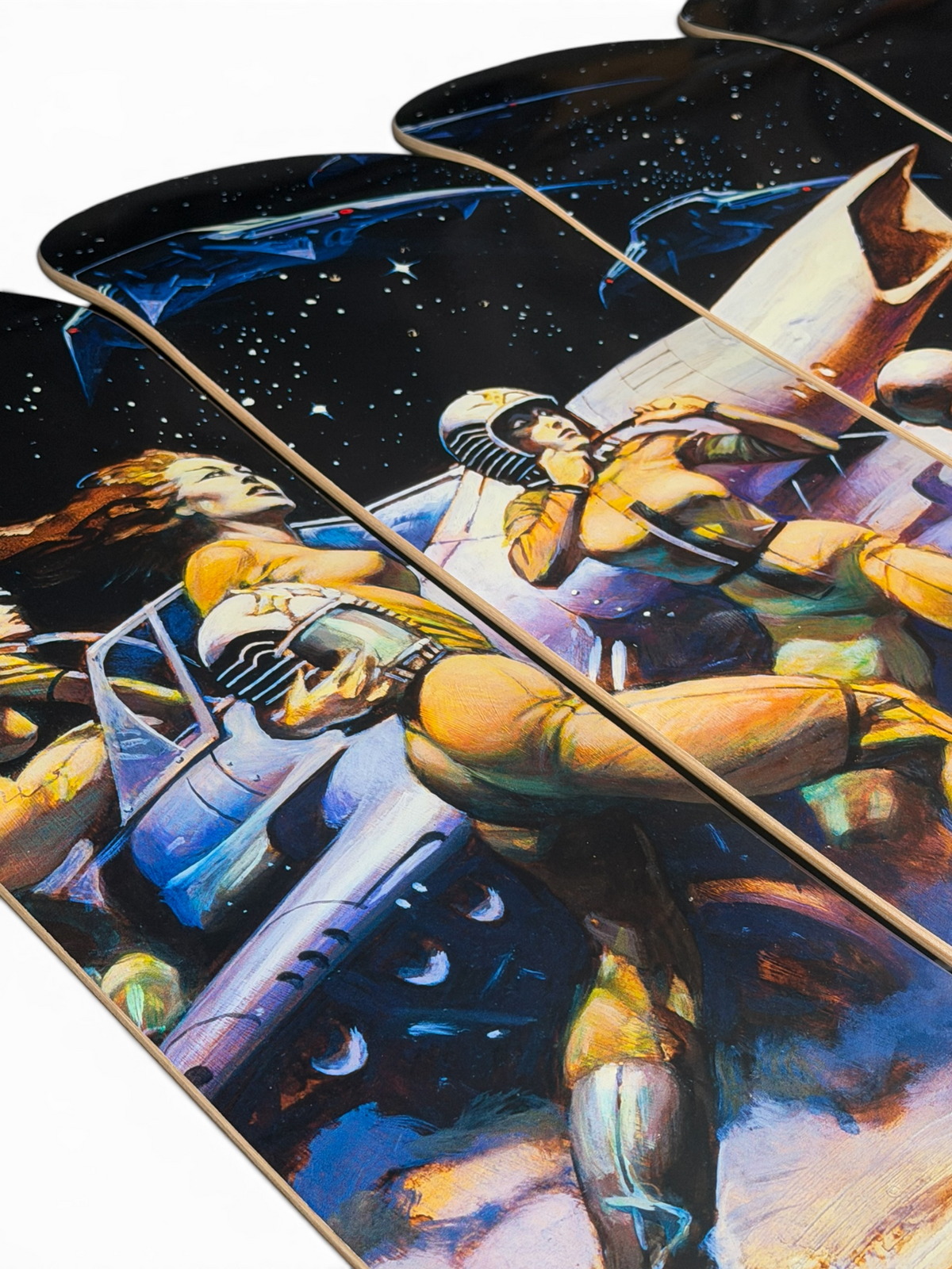 Scramble Quadriptych Skateboard Deck Set (4) | Frazetta Girls Scramble Quadriptych Skateboard Deck Set (4) | Frazetta Girls