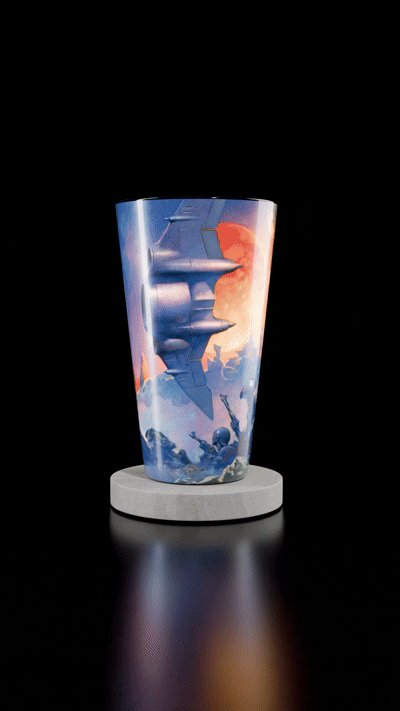 Dawn Attack Pint Glass