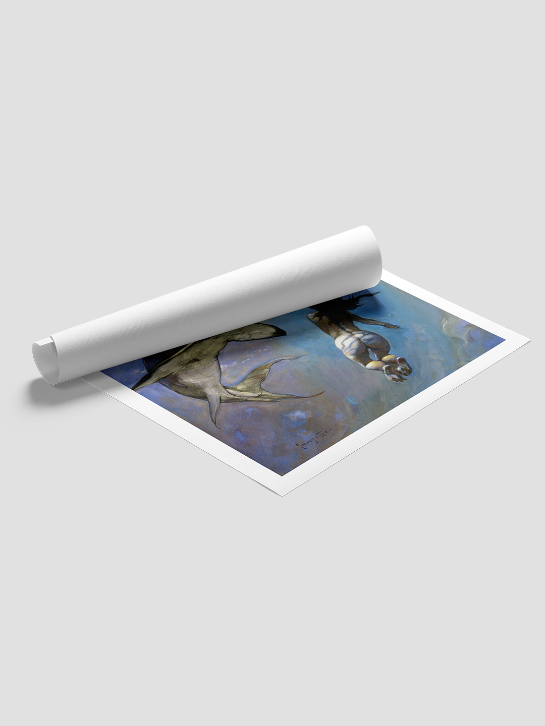 A Requiem of Sharks Print