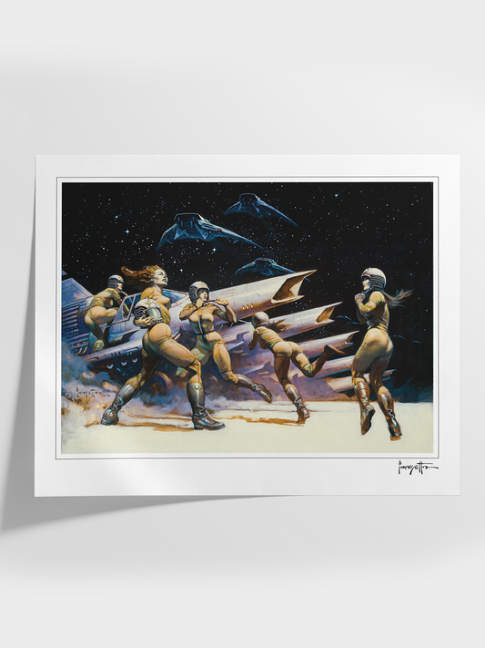 Scramble Battlestar Galactica Print