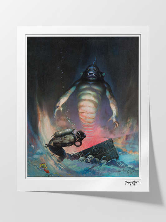 Sea Monster Print