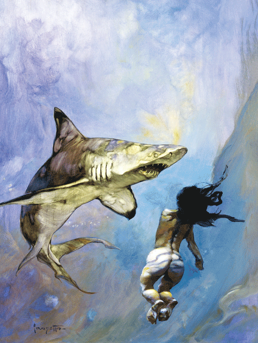 A Requiem of Sharks 3D Lenticular Print (18x24)