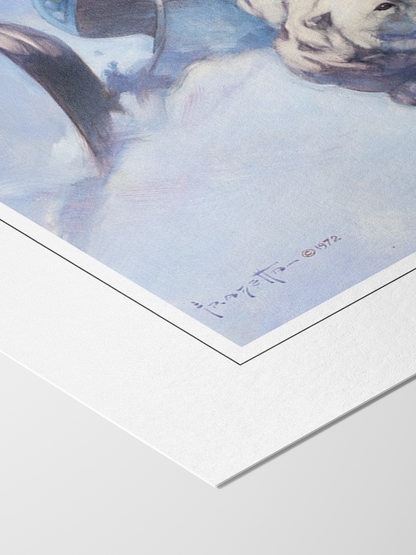 Silver Warrior Print