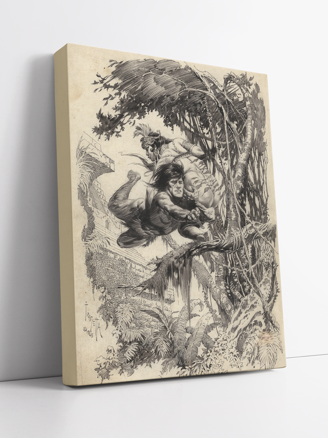 Tarzan and the Castaways Print