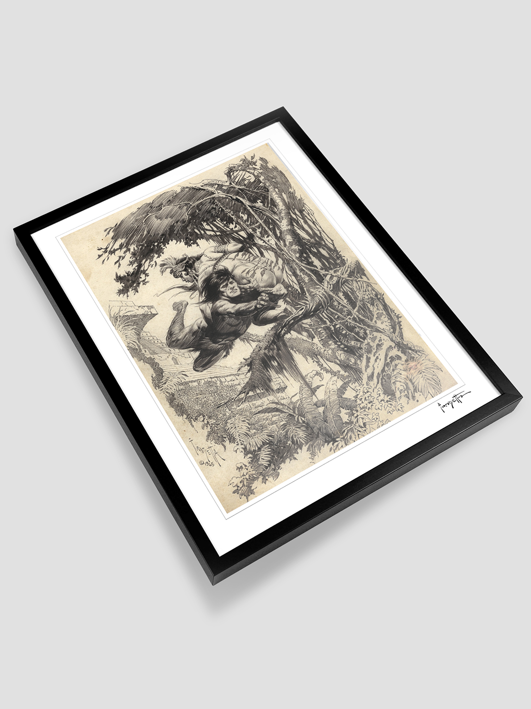 Tarzan and the Castaways Print