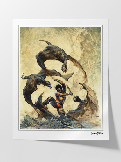 Winged Terror Print