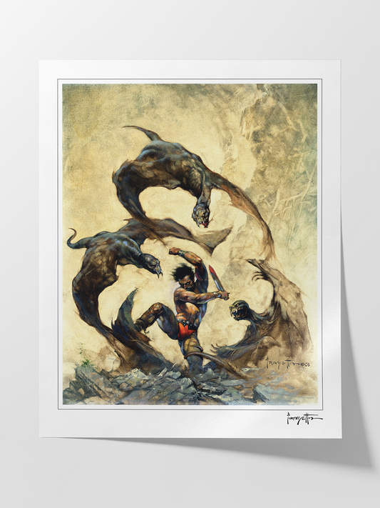 Winged Terror Print