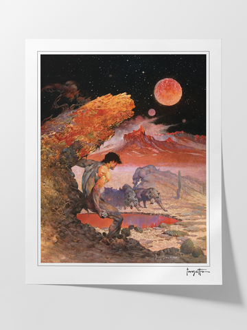 Wolf Moon Print