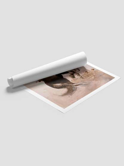 Bucking Bronco Print