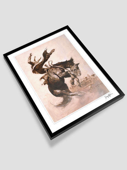 Bucking Bronco Print