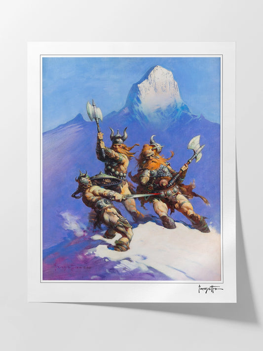 Snow Giants (Conan of Cimmeria) Print