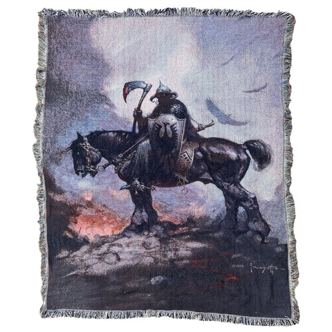 Death Dealer 100% Cotton Throw Blanket Wall Tapestry