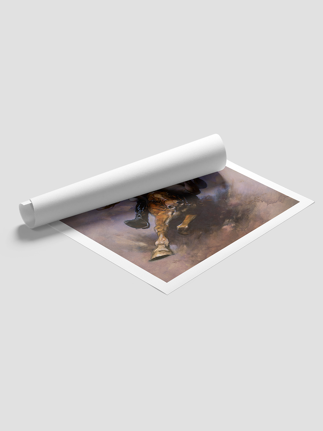 Flashman at The Charge Print