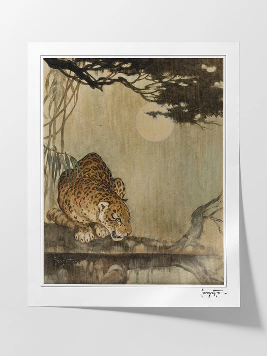 The Silent Leopard Print