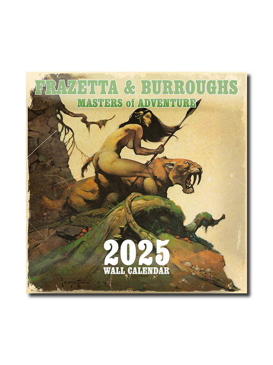 Frank Frazetta x ERB 2025 Wall Calendar (Limited Edition)