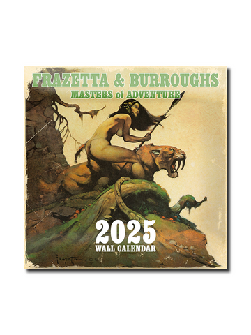 Frank Frazetta x ERB 2025 Wall Calendar (Limited Edition)