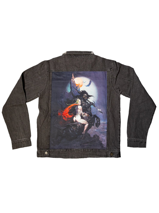 Frazetta "Moon Maid" Stonewash Denim Jacket