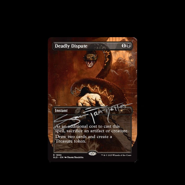 MTG Frank Frazetta: Second Exhibition "Deadly Dispute" Secret Lair- Standard (Signed AP Edition /50)