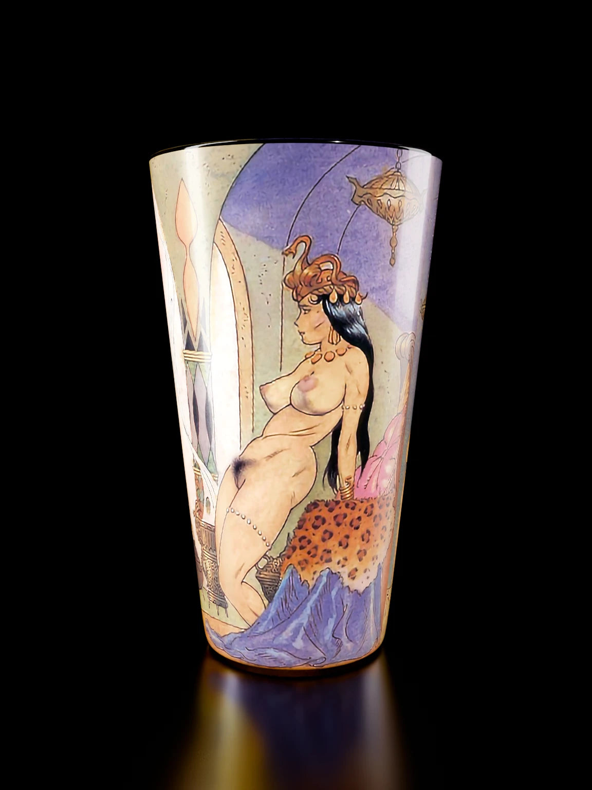 Tarzan Meets La of Opar Pint Glass