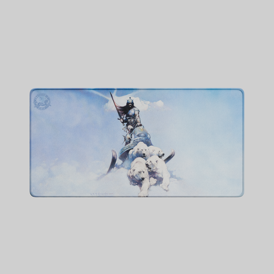 Fazetta Silver Warrior Gaming Playmat