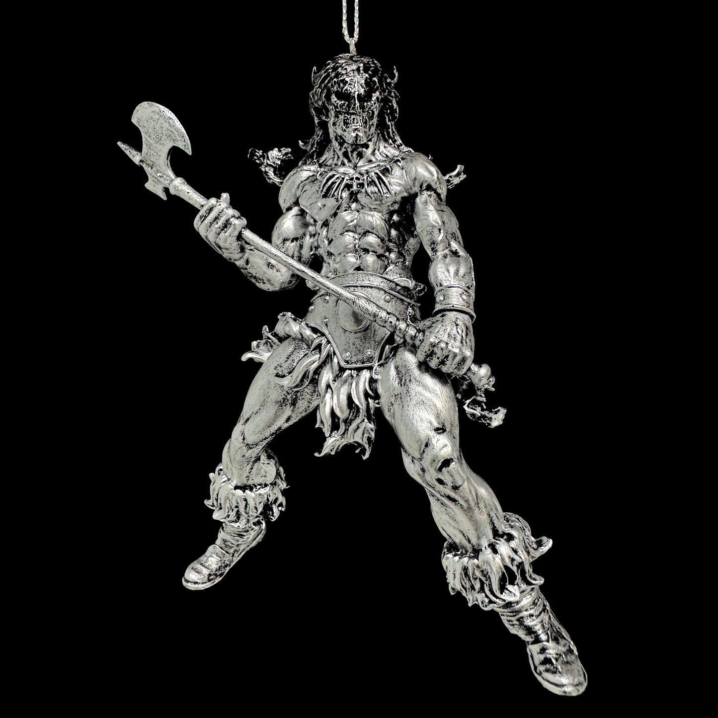Frazetta Darkwolf Ornament (Antique Silver)
