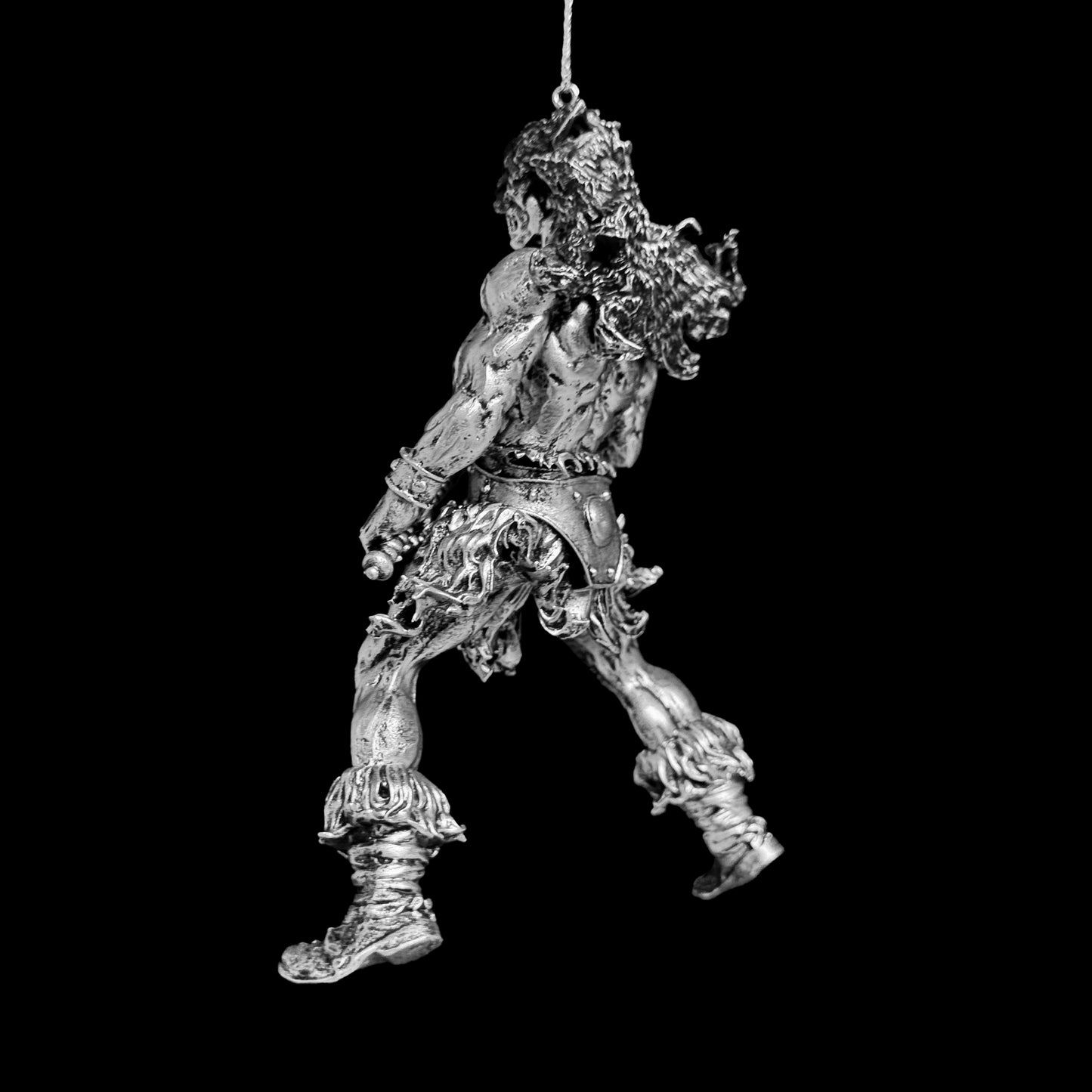 Frazetta Darkwolf Ornament (Antique Silver)